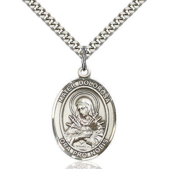 Other - Mater Dolorosa Sterling Silver Medal